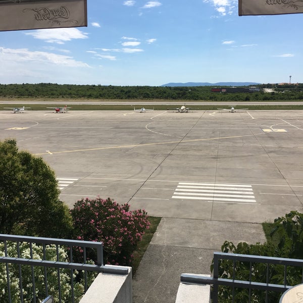 Photo taken at Rijeka Airport (RJK) by Johan G. on 7/14/2017