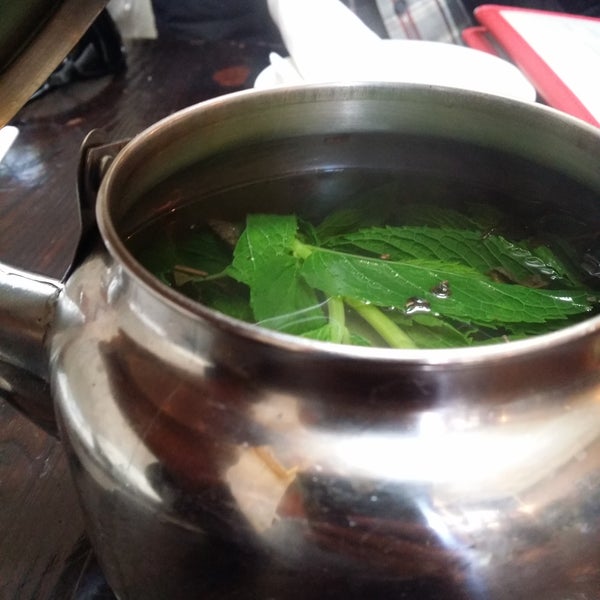The mint tea is delicious!