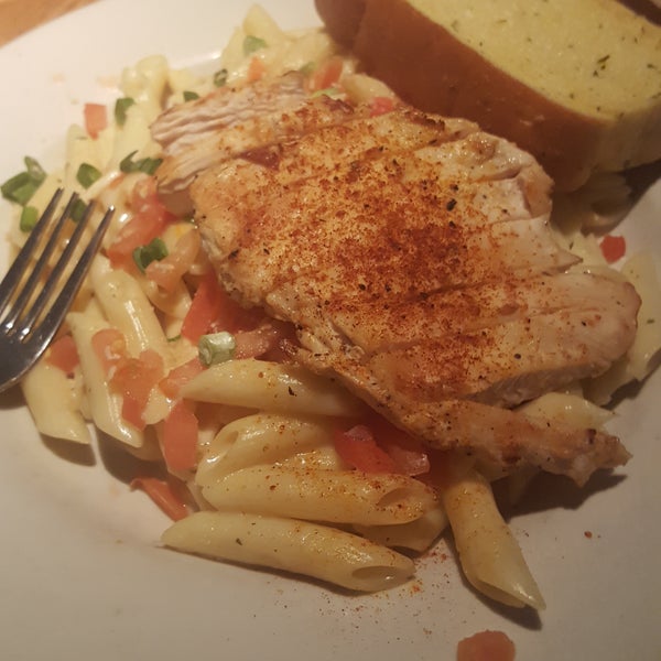 Everything! I get something different every time and am never disappointed! The Cajun chicken was great. Our server was amazing and went above and beyond our every need.