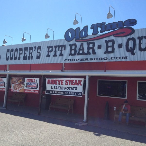 Photo taken at Cooper&#39;s Old Time Pit Bar-B-Que by ChrisDara on 10/7/2013
