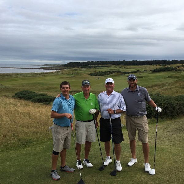 Photo taken at Kingsbarns Golf Course by Zach R. on 9/10/2016