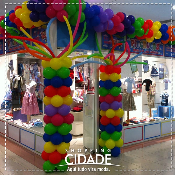 Venha conhecer a nova loja de roupas infantis do Shopping Cidade! A Pitchucos tem muita coisa linda para seus pequenos!