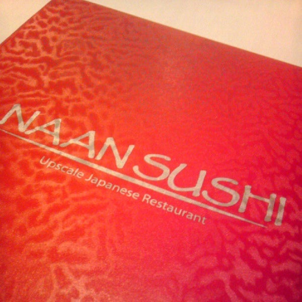 Photo taken at Naan Sushi by Christy E. on 10/6/2012
