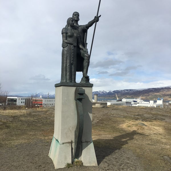 Photo taken at Akureyrarvöllur by Kinga W. on 5/3/2018
