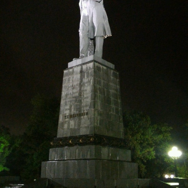 Памятник шевченко в санкт петербурге