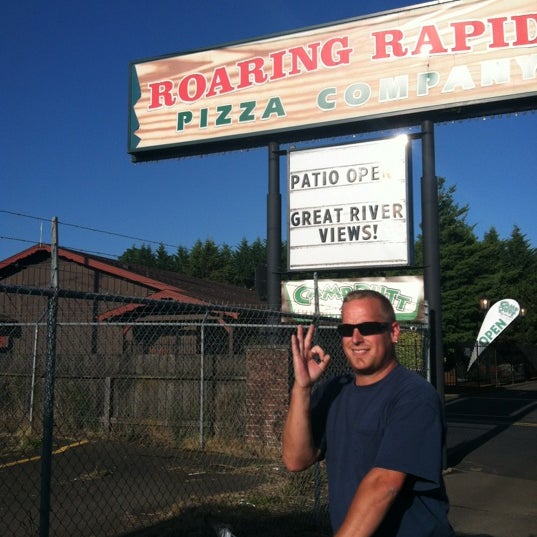 Photo taken at Roaring Rapids Pizza Co. by $erena D. on 8/2/2012