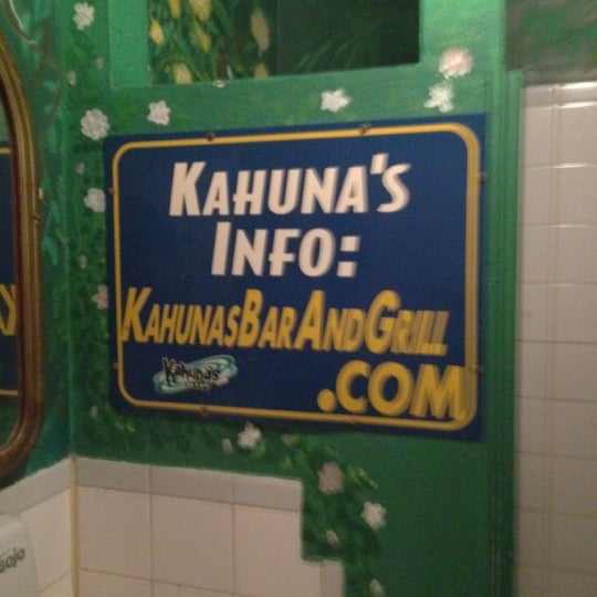 Photo taken at Kahuna&#39;s Bar &amp; Grill by Ramsey M. on 3/1/2012
