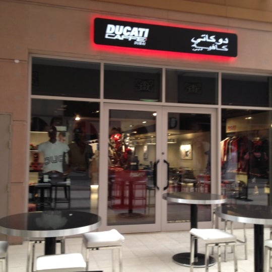 Photo taken at Ducati Caffe by UAE F. on 8/5/2012