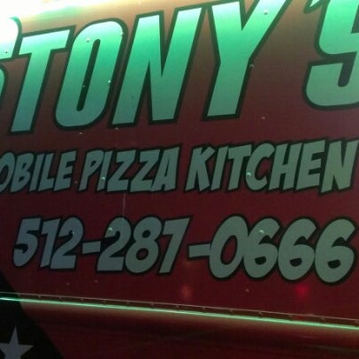 Photo taken at Stony&#39;s Pizza Truck by Jacque M. on 7/29/2012