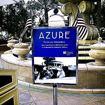 Photo taken at Azure Luxury Pool (Palazzo) by Edgar A. on 7/7/2012