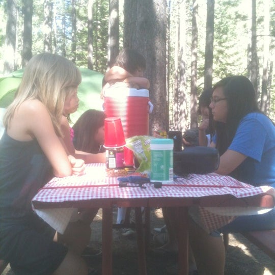 Photo taken at Tahoe Valley Campground by Michael D. on 7/10/2012