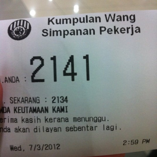 Kwsp Bandaraya Kuala Lumpur Federal Territory Of Kuala Lum