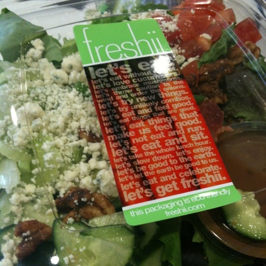 Photo taken at Freshii by Holly T. M. on 3/17/2012
