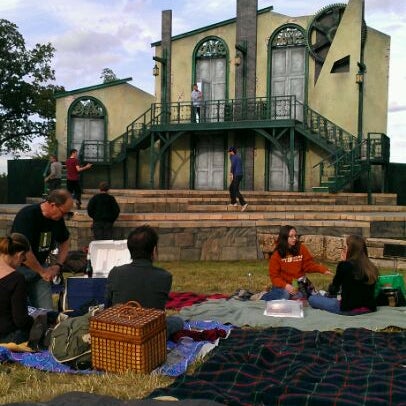 Photo taken at Shakespeare in the Park by Renee J. on 6/1/2012