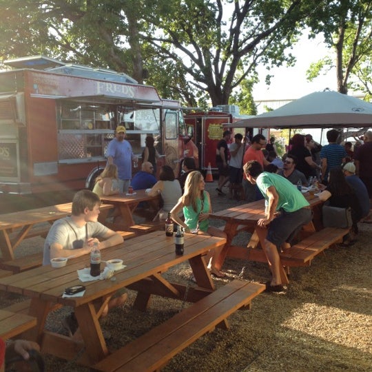 Photo taken at Fort Worth Food Park by Robert M. on 8/19/2012