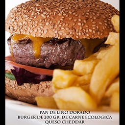 menú diario en la castanya gourmet burger