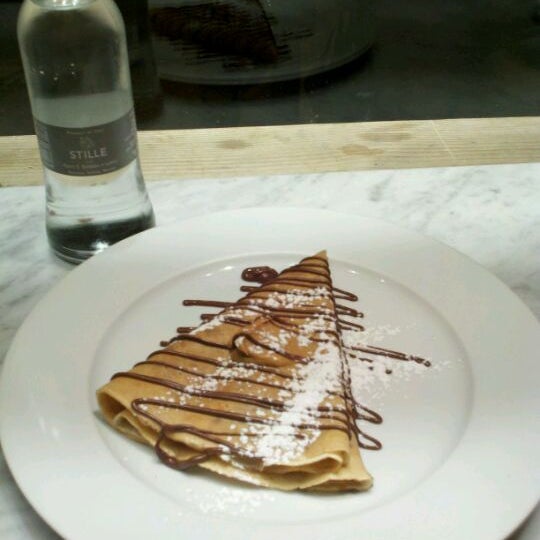 Photo taken at Cusp Crepe and Espresso Bar by Beau H. on 4/1/2012
