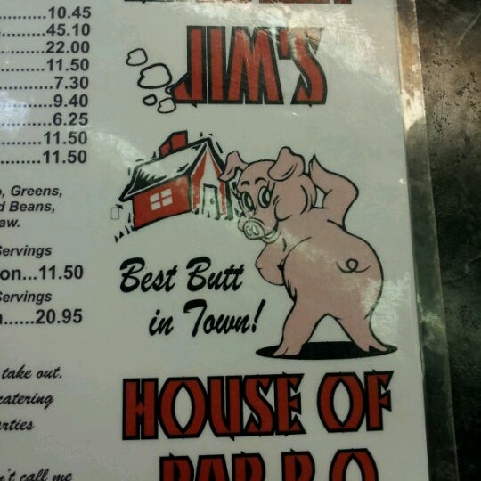 Photo taken at Smokin’ Jim&#39;s House of Bar-B-Q by Chester J. on 9/1/2012