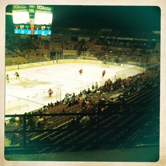 Photo taken at Worcester Sharks by Emily R. on 3/10/2012