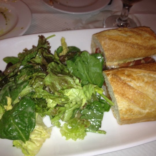 The Italian sandwich with a side salad. The bread is phenomenal and the salads have the perfect dressing to lettuce ratio.