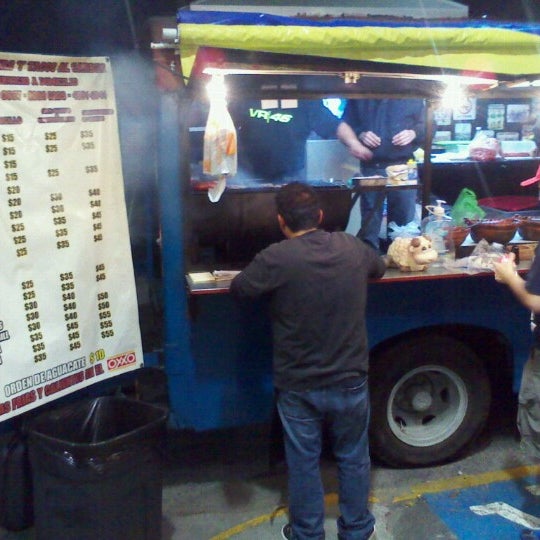 Photo taken at Tacos Unichamps by Javier M. on 7/5/2012