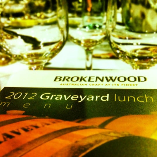 Photo taken at Brokenwood Wines by Luke M. on 5/26/2012