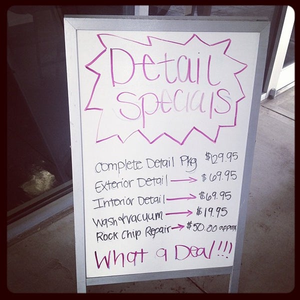 Specials going on right now.