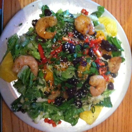 The Caribbean salad with Shrimp is fantastic!
