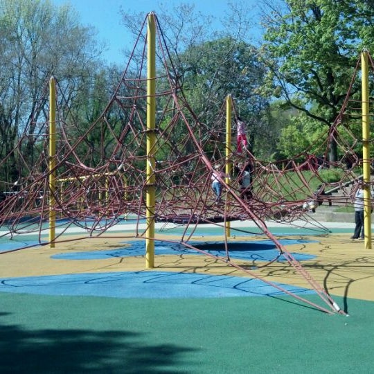 Photo taken at Smith Memorial Playground &amp; Playhouse by Marci M. on 4/29/2012