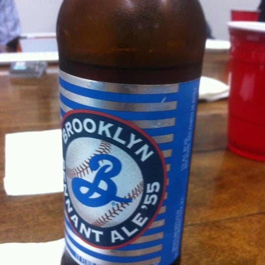 Grab a Brooklyn Brewery beer