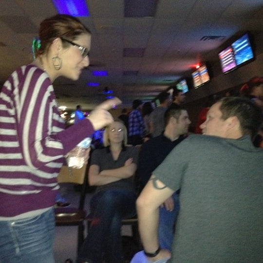 Photo taken at AMF Sheridan Lanes by Andrea H. on 1/15/2012
