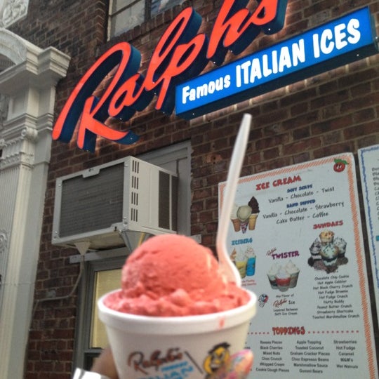 Photo taken at Ralph&#39;s Famous Italian Ices by Camille M. on 8/28/2012