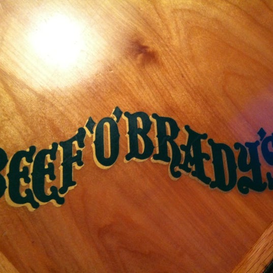 Photo taken at Beef &#39;O&#39; Brady&#39;s by Paul S. on 9/6/2012