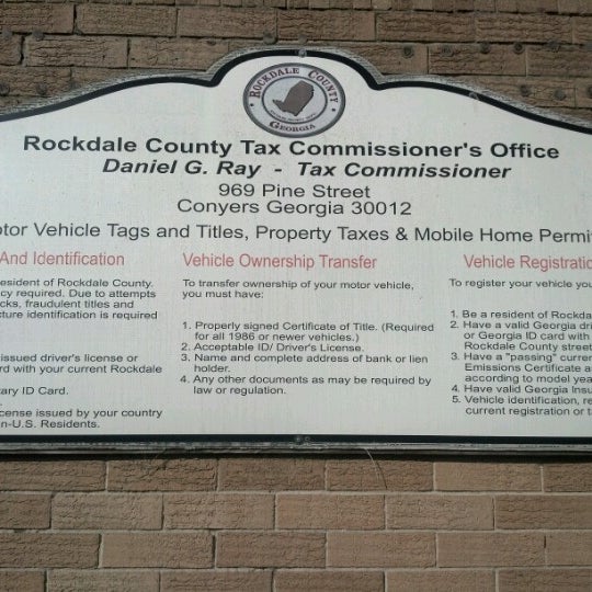 Rockdale Tag Office - 3 tips from 82 visitors