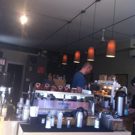 Photo taken at Seven Virtues Coffee Roasters by Becky L. on 8/24/2012