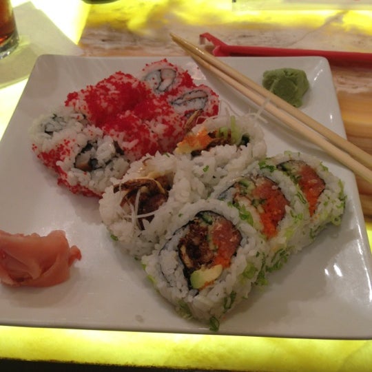 Снимок сделан в Kanki Japanese House of Steaks &amp; Sushi пользователем Robbie R. 8/25/2012