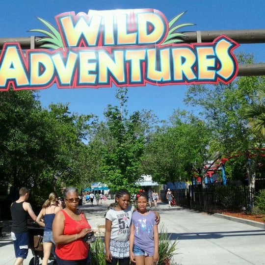 Photo taken at Wild Adventures Theme Park by Tamiko P. on 4/5/2012