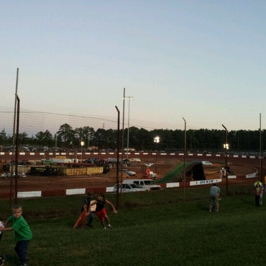 Photo taken at Dixie Speedway Home of the Champions by Monique S. on 9/24/2011