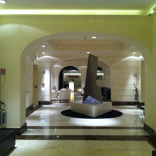 Photo taken at The First Luxury Art Hotel Roma by Riccardo T. on 11/18/2011