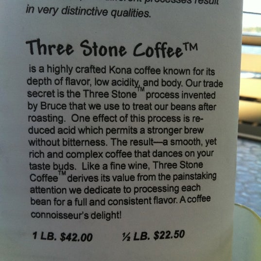You have to try the Three Stone Coffee! To die for!