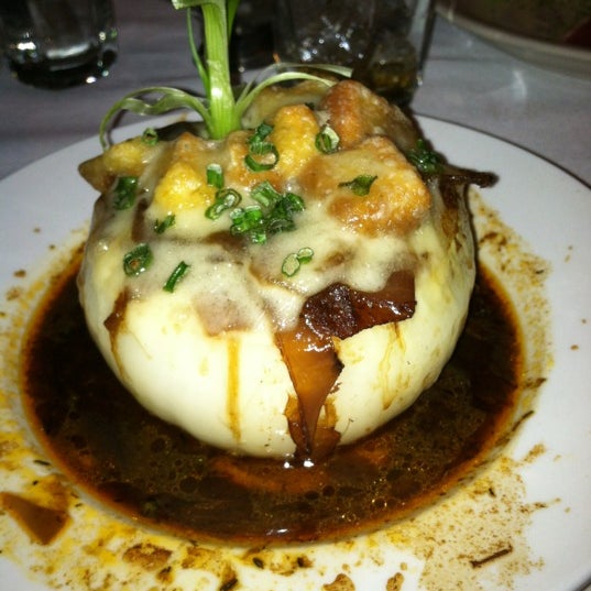 Get the French onion soup....awesome presentation!