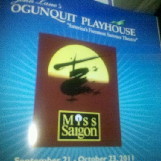 Снимок сделан в Ogunquit Playhouse пользователем Doreen N. 9/25/2011