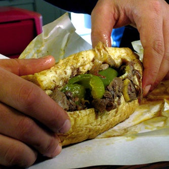 Try one of the dipped beef sandwiches - they've been a Chicago staple for 70 years. As seen on Man v Food: Chicago.