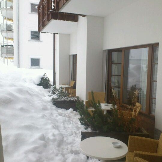 Photo taken at Arabella Hotel Waldhuus Davos by Grigoriy M. on 1/5/2012
