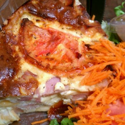 Thursdays is quiche day.. its amazing!!! Come early because it runs out.