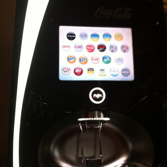 They have a new soda machine