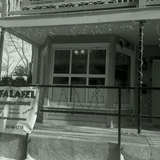 Photo taken at Allan&#39;s Falafel by Nico C. on 1/22/2011