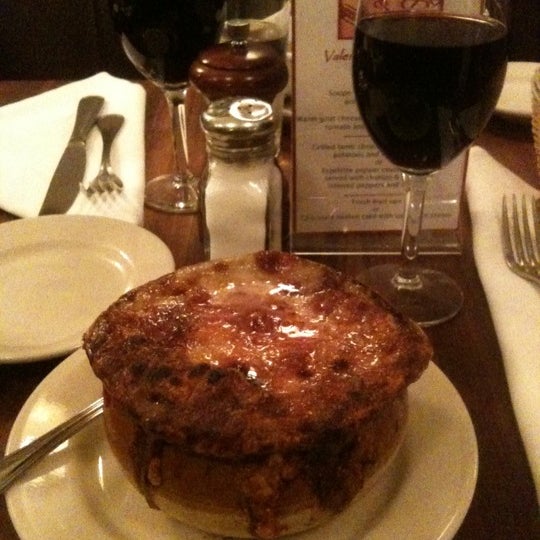 The onion soup is really cosmic!