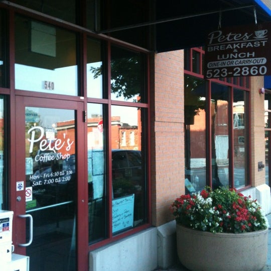 Pete's Coffee Shop Downtown Knoxville 540 Union Ave