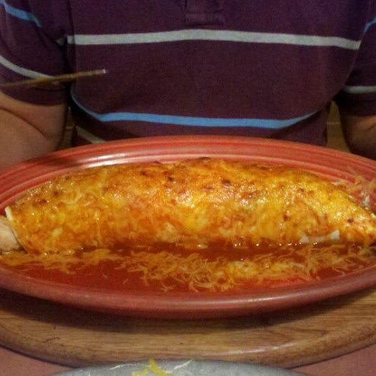 The burritos are giant!